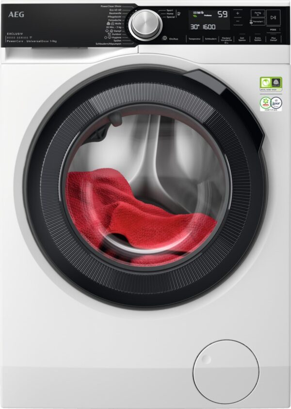 Fontansicht der AEG Waschmaschine LR8E80699