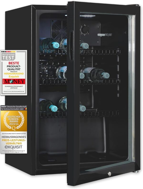 Nabo - Stand-Kühlschrank - GKS120-GT-160C schwarz
