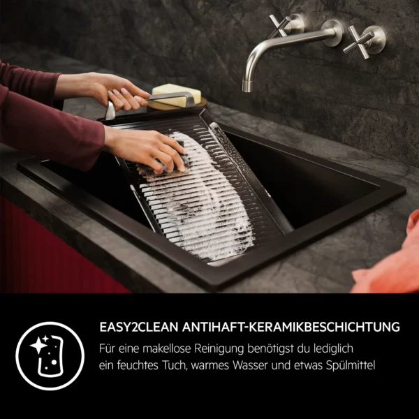 AEG - Zubehör für Kochfelder - Easy2Clean Plancha Grillplatte – Bild 3