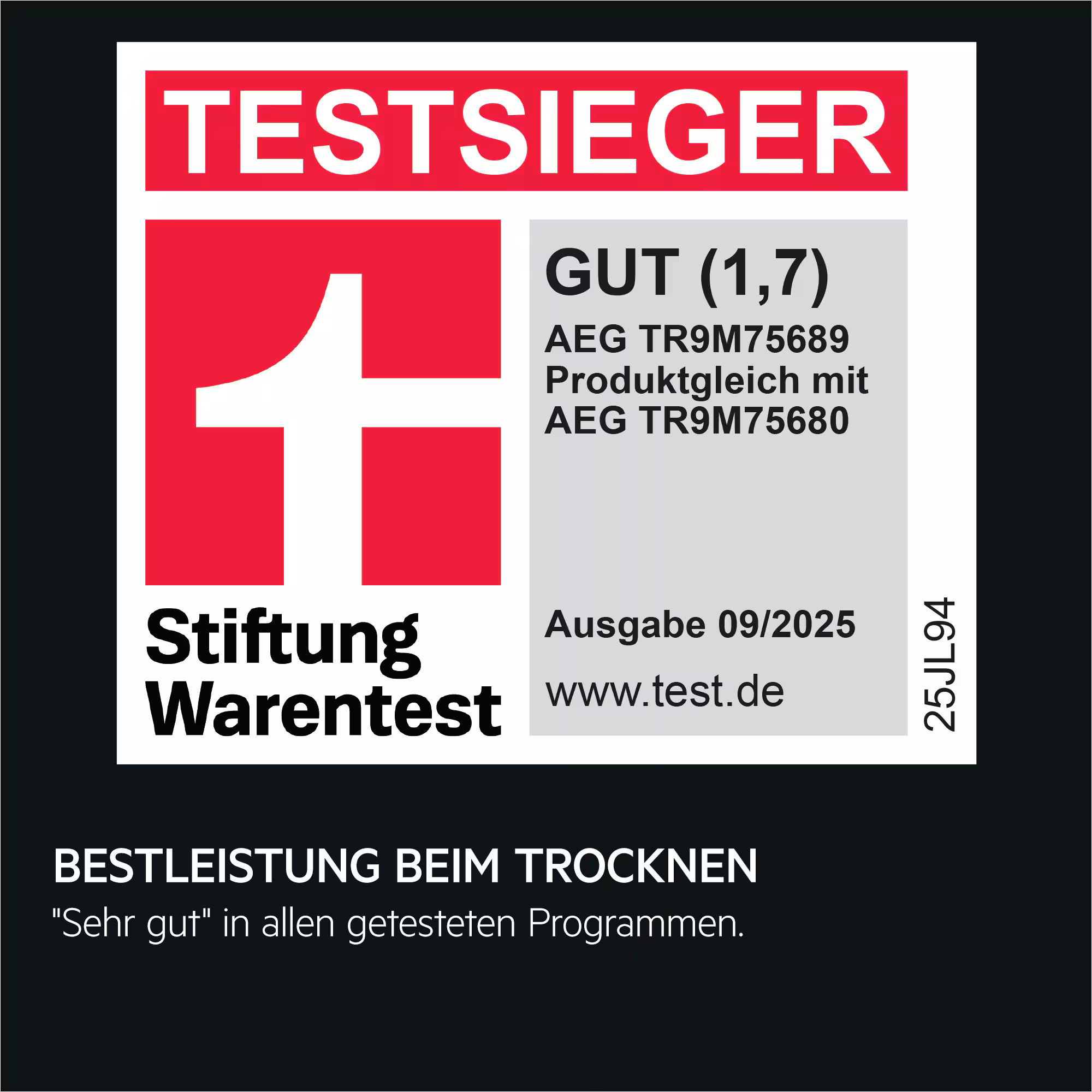 AEG - Trockner - TR9M75689 – Bild 2